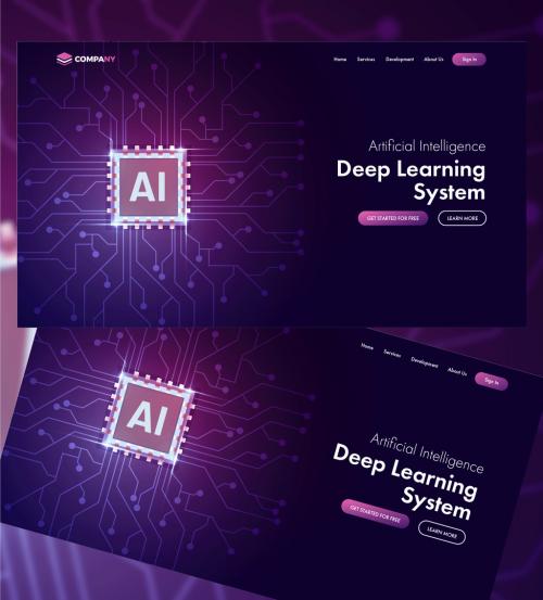 Adobe Stock - Artificial Intelligence and Deep Learning Landing Page - 419503207
