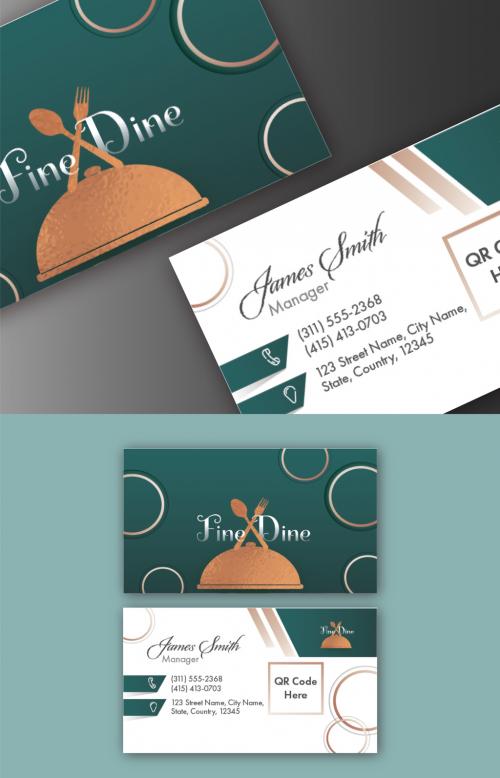 Adobe Stock - Restaurant Business Cards - 419946529