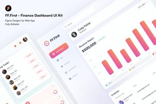 FF First - Finance Dashboard UI Kit