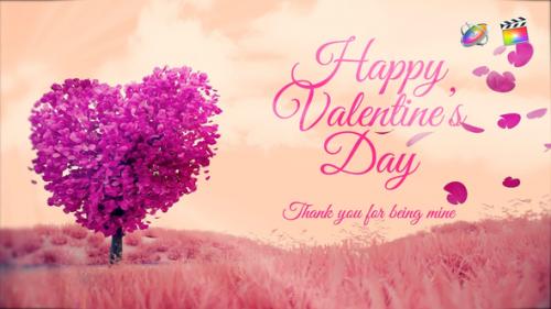 Videohive - Valentine's Tree Wishes Reveal - 50621344