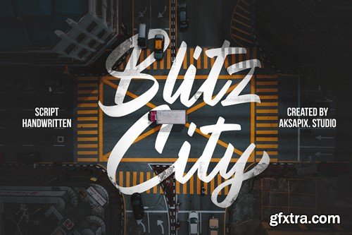 Blitz City - Script Handwritten Font 9XN7J2K