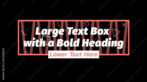 Adobe Stock - Boxed Zigzag Title - 423238127