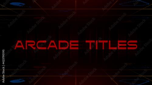 Adobe Stock - 90’s Arcade Titles - 423795195