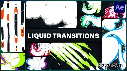 Videohive Colorful Liquid Transitions for After Effects 50689440