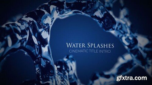 Videohive Water Splashes Cinematic Intro 50715112