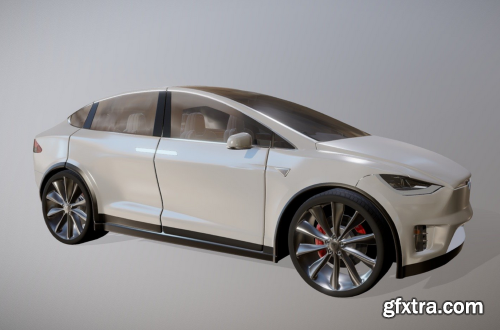 Tesla MODEL X [Animation] 3D Model
