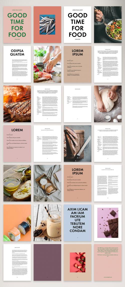 Adobe Stock - Fresh and Unconventional Digital Cookbook Layout - 425614478