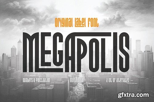 Megapolis Display Font 8M69S9E