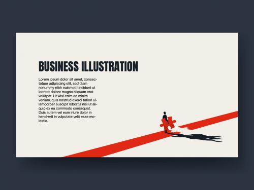 Adobe Stock - Business Puzzle Solution Blog Post Layout - 427292698