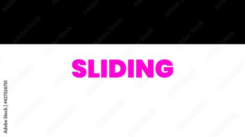 Adobe Stock - Sliding Dynamic Text Titles - 427326751
