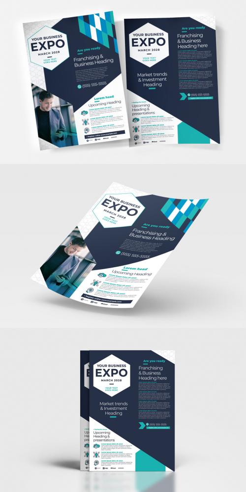 Adobe Stock - Corporate Flyer for Business Expo Seminar Conference Events - 427490123