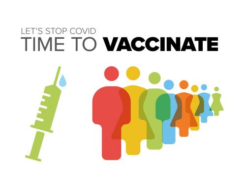 Adobe Stock - Time to Vaccinate Poster Flyer Template Layout - 427956940