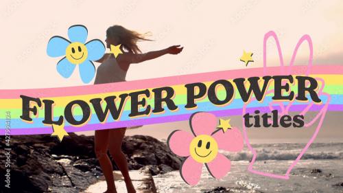 Adobe Stock - Flower Power Titles - 427994124