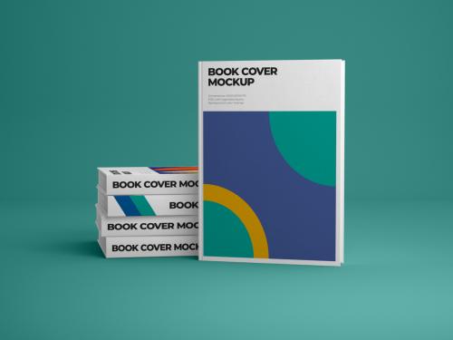 Adobe Stock - Vertical Book Hardcover Mockup - 428852164