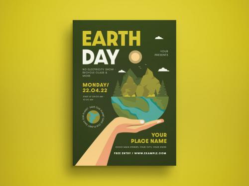 Adobe Stock - Earth Day Flyer - 429264450