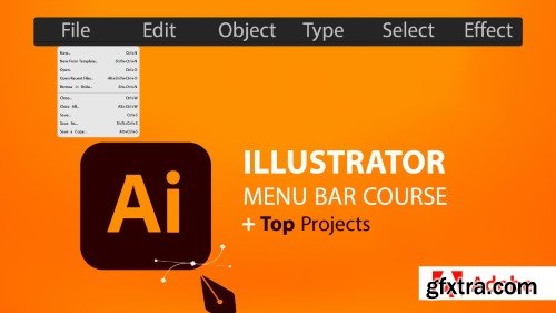 Adobe Illustrator Cc 2024 Full Program Menu bar