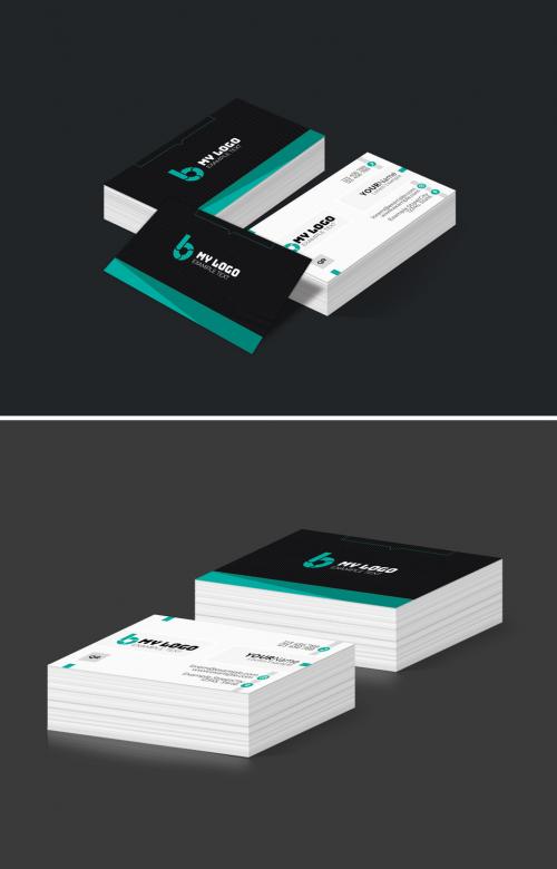 Adobe Stock - Paste Creative Business Card Layout - 429486393