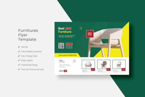 Furniture Flyer Template Design GVJ9PRW