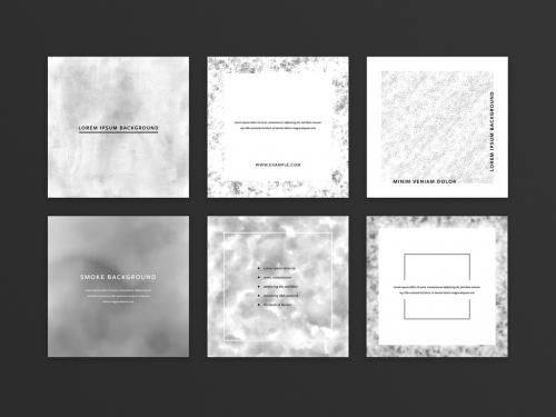 Adobe Stock - Creative Social Media Layouts with Tower Grey Accent - 431982382