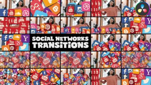 Videohive - Social Networks Transitions for DaVinci Resolve - 50727786