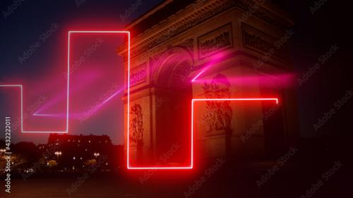 Adobe Stock - Cool Glowing Line Transitions - 432222011