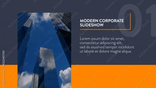 Adobe Stock - Modern Corporate Presentation Slides Overlay - 432240700