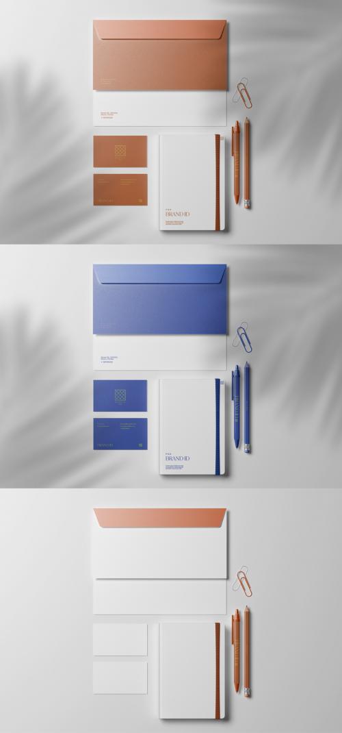 Adobe Stock - Envelope with Personal Planner Mockup - 432929121