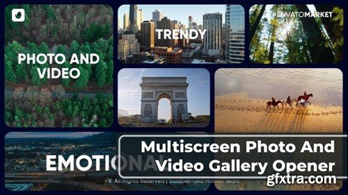 Videohive Multiscreen Slideshow Original Split Screen Opener 50770021