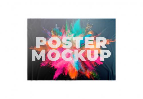 Adobe Stock - Horizontal Poster Mockup - 433109796
