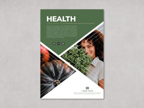 Adobe Stock - Healthy Food Poster Design Layout - 433120931