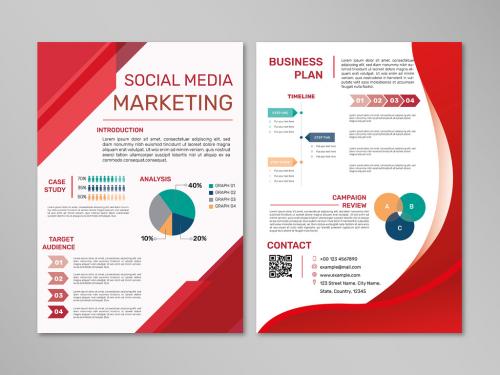 Adobe Stock - Social Media Marketing Poster Editable Layout - 433121013