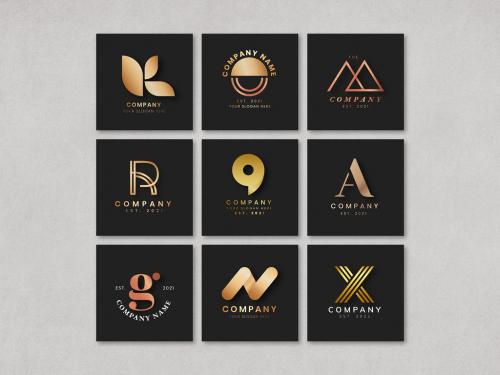 Adobe Stock - Luxury Business Logo Collection - 434381431