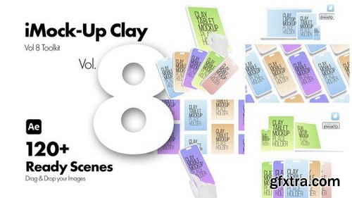 Videohive - iMock-Up Vol 8 Clay Toolkit - 50501139