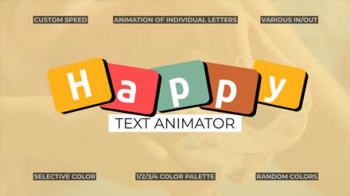 Videohive - Happy Text Animator - 50610666