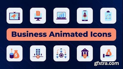 Videohive Business Animated Icons 50794555