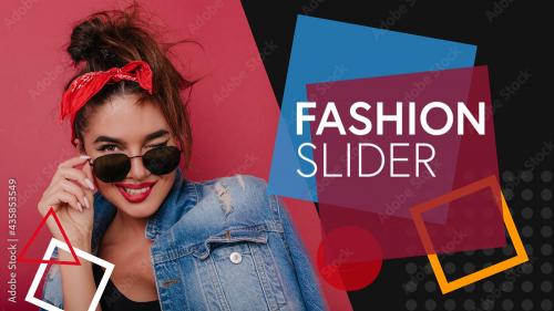 Adobe Stock - Sliding Fashion Media Replacement Text Overlay - 435853549