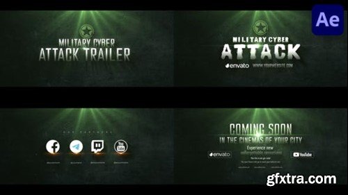 Videohive Military Cyber Attack Trailer for After Effects 50821681