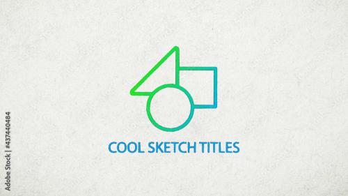 Adobe Stock - Cool Paper Sketch Titles - 437440484