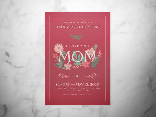 Adobe Stock - International Mother's Day Flyer - 437454065
