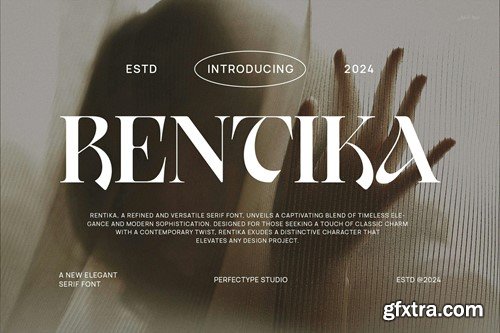 Rentika Elegant Serif Font Typeface 82VS8Q7