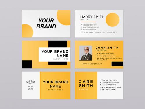 Adobe Stock - Vibrant Business Card Template Collection - 438536776