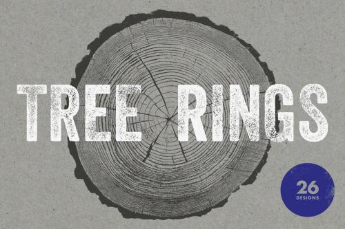 26 Large Tree Ring Textures