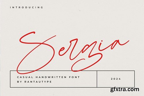 Sergia Casual Handwritten Font FMNC9AZ