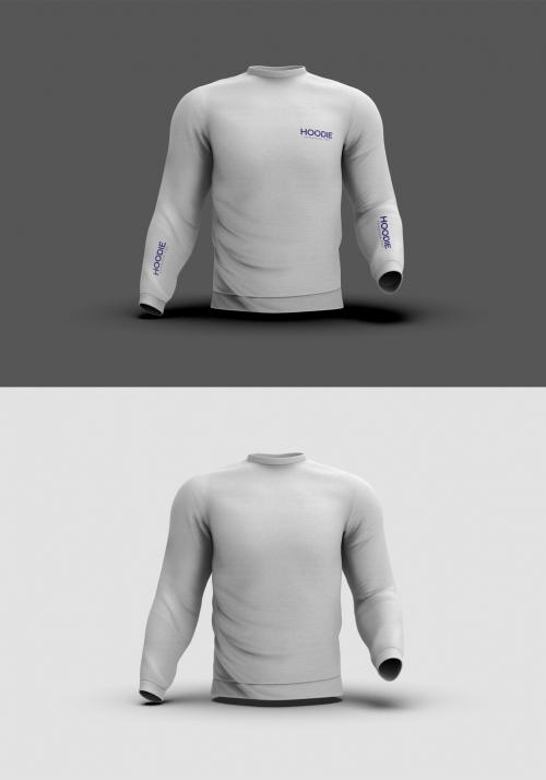 Adobe Stock - Front View of Hoodie Mockup - 442175957