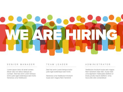 Adobe Stock - We Are Hiring Minimalistic Flyer Template - 442423002