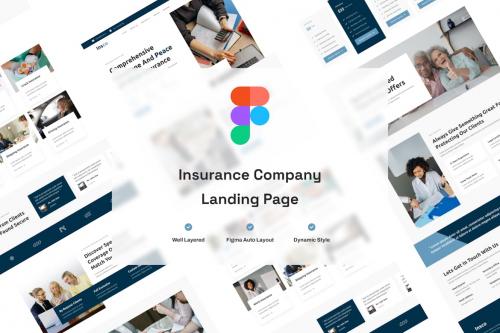 Insurance Company Landing Page Website Design
