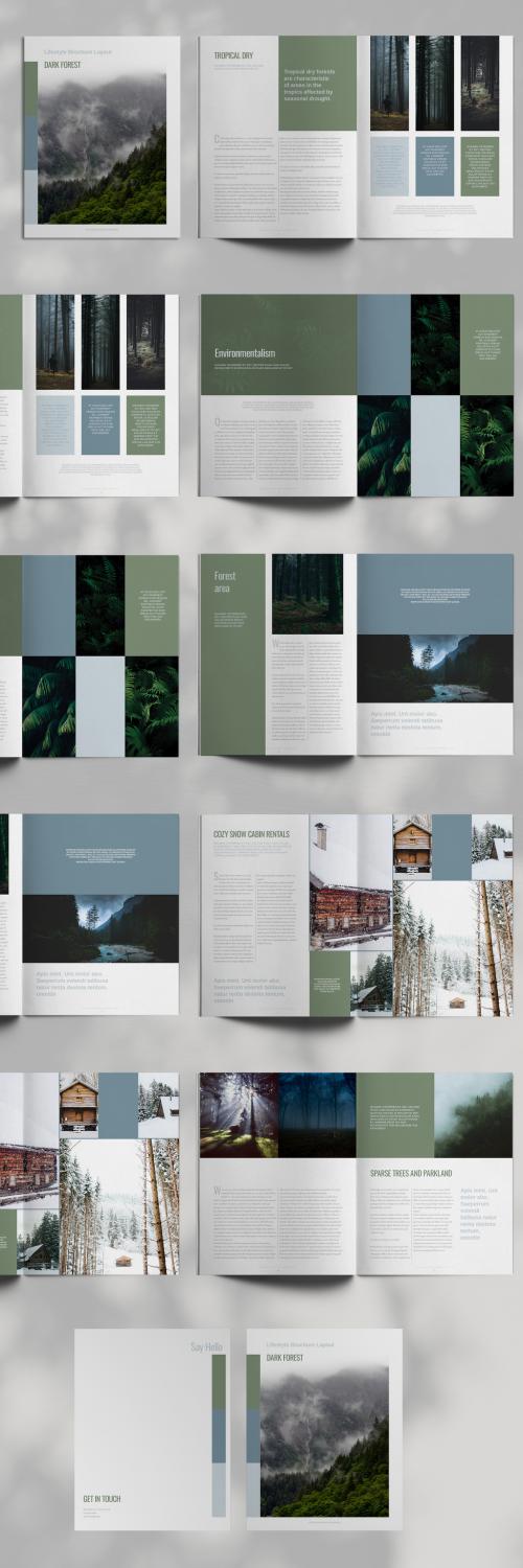 Adobe Stock - Green Forest Brochure Layout - 442597328