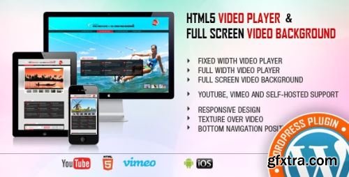 CodeCanyon - Video Player & FullScreen Video Background - WP Plugin v2.4.1 - 9323381 - Nulled