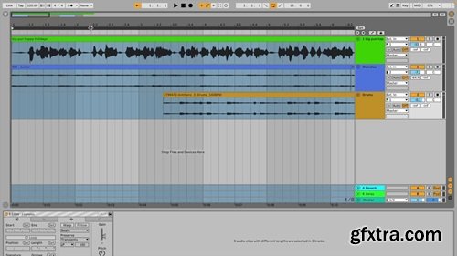 SkillShare Ableton Live Lite 1 Part 1 Creating a 3 Track with Sample Loops and a. i. Vocals Like Nas\'s Voice