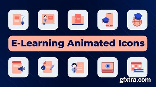 Videohive E-Learning Animated Icons 50856878